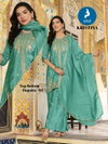 Kristina By Kaya Silk With Work Kurti With Bottom Dupatta Wholesalers In Surat
